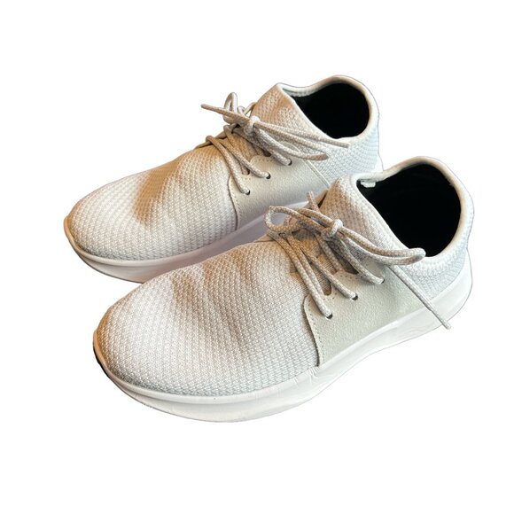 VESSI Sneakers Size W8 Like New Pearl White Waterproof Wide Fit - Picture 5 of 9
